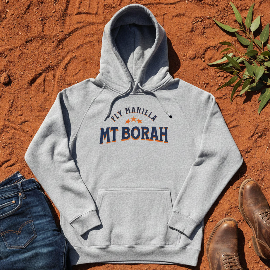 Fly Manilla MT Borah Hoodie in Grey Marle — Namoi Range