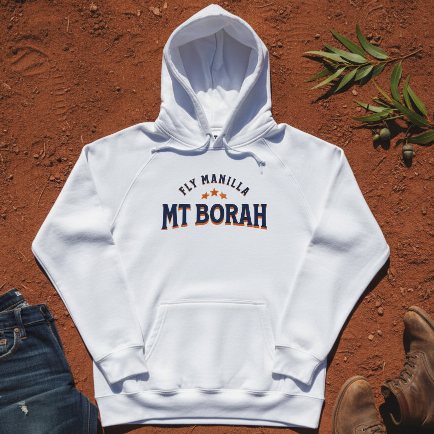 Fly Manilla MT Borah Hoodie in White — Namoi Range