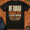 Mt Borah Trails Back Tee in Black — Namoi Range