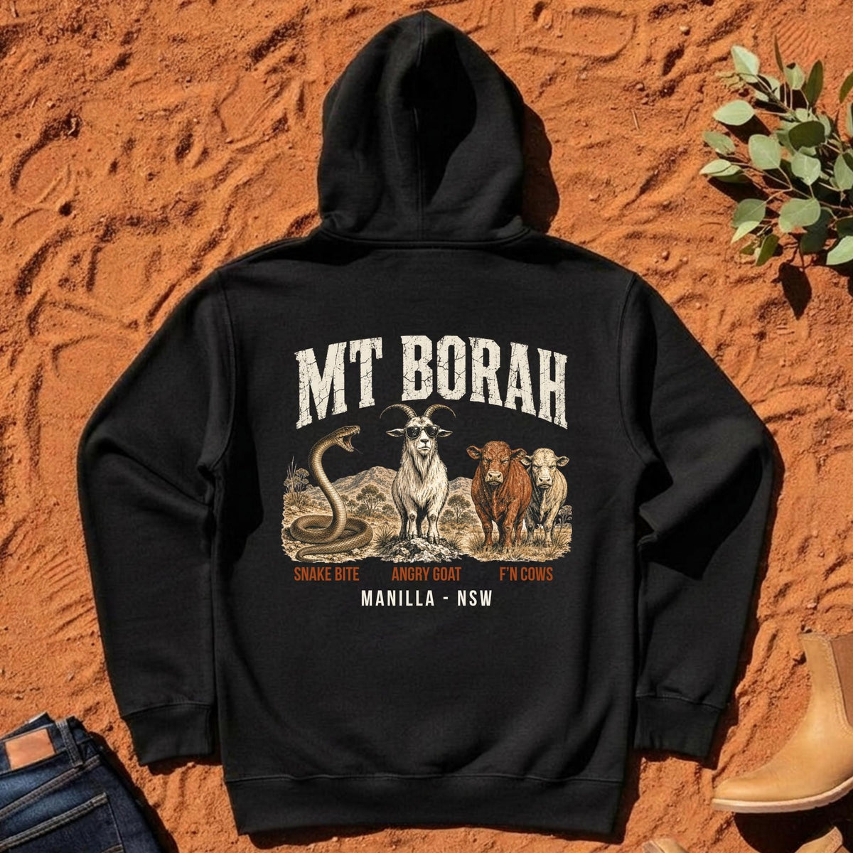 Mt Borah Trifecta Hoodie in Black — Namoi Range