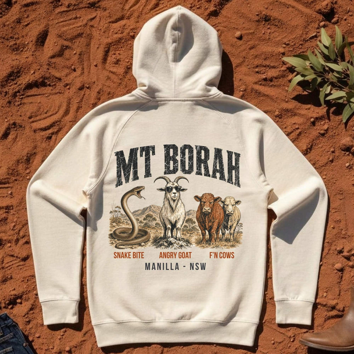 Mt Borah Trifecta Hoodie in Ecru — Namoi Range