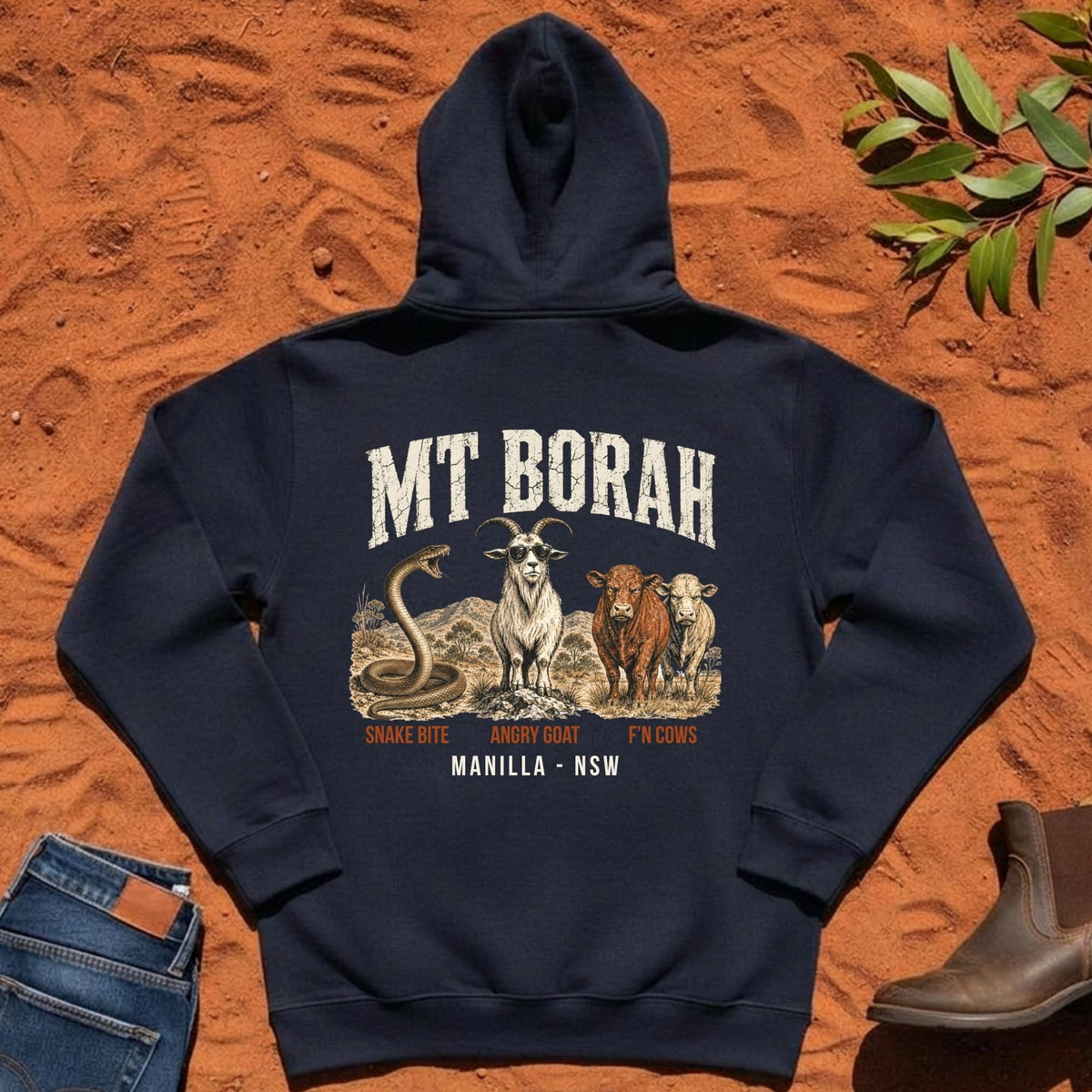 Mt Borah Trifecta Hoodie in Navy — Namoi Range