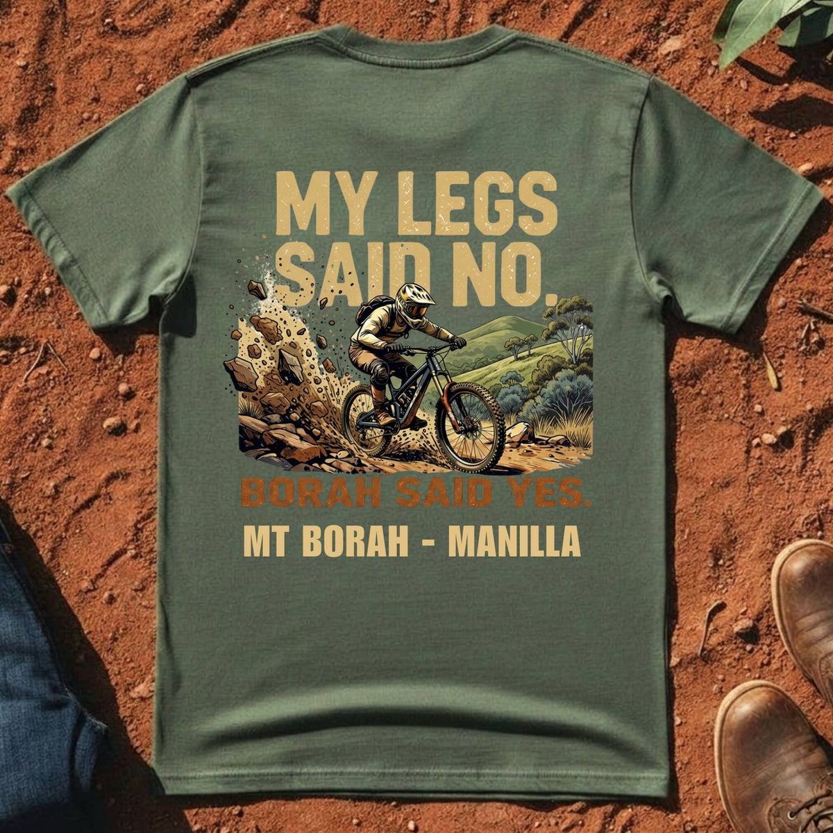 My Legs Said No Tee in Cypress — Mt Borah — Namoi Range