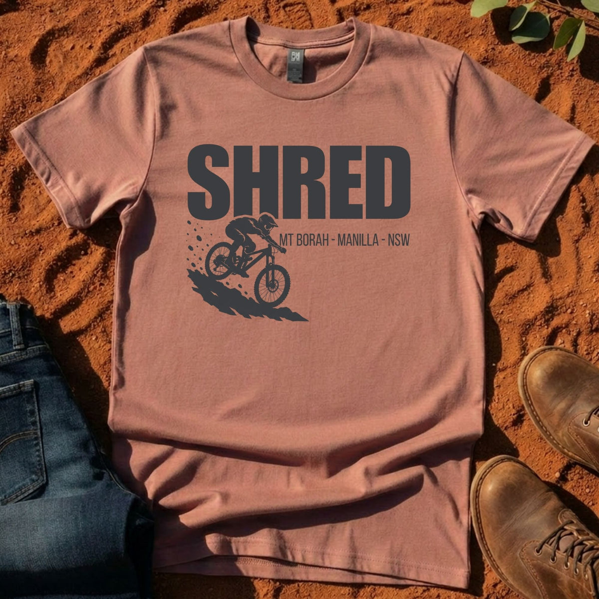 SHRED Tee in Hazy Pink — Namoi Range