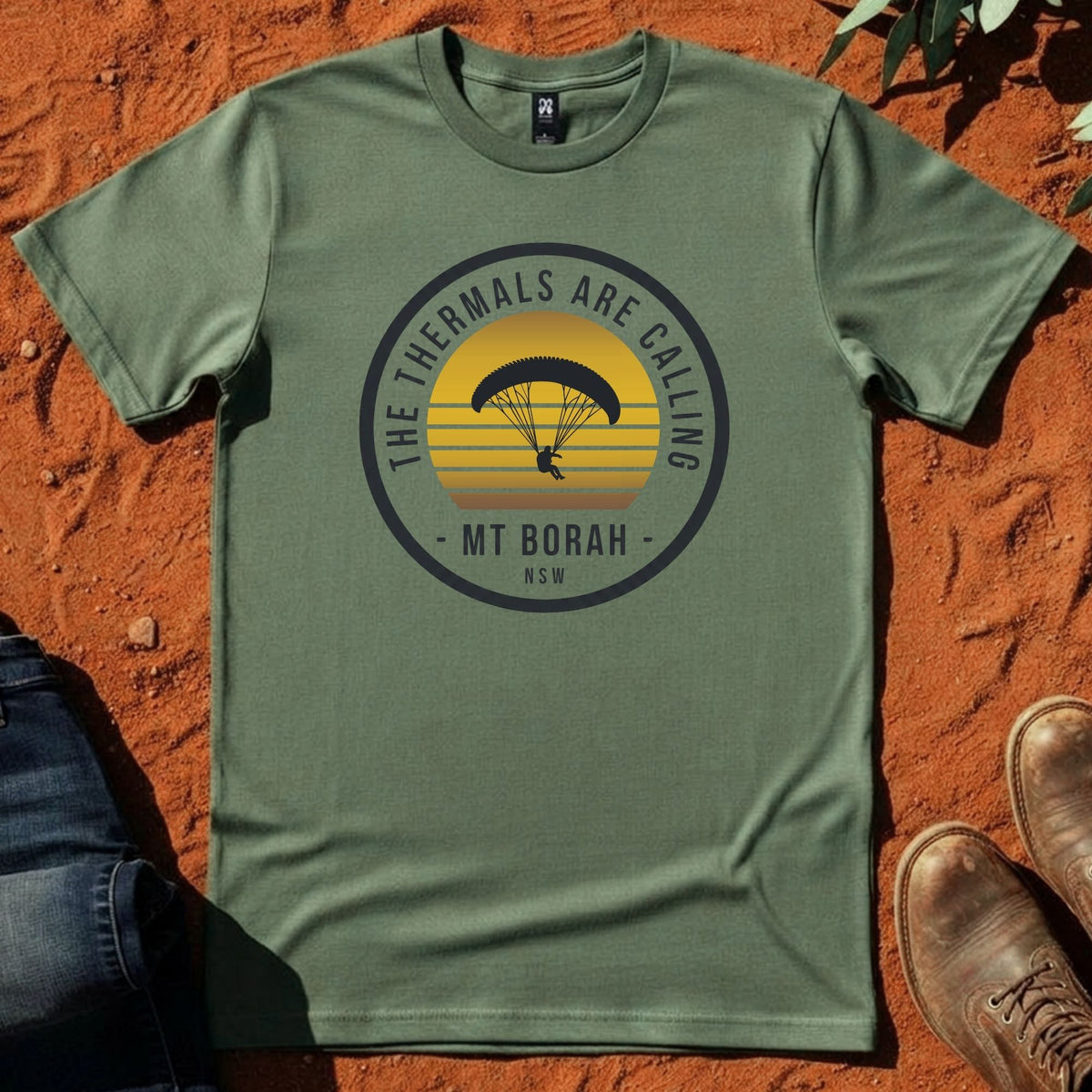 The Thermals Are Calling Tee in Cypress — Mt Borah Namoi Range