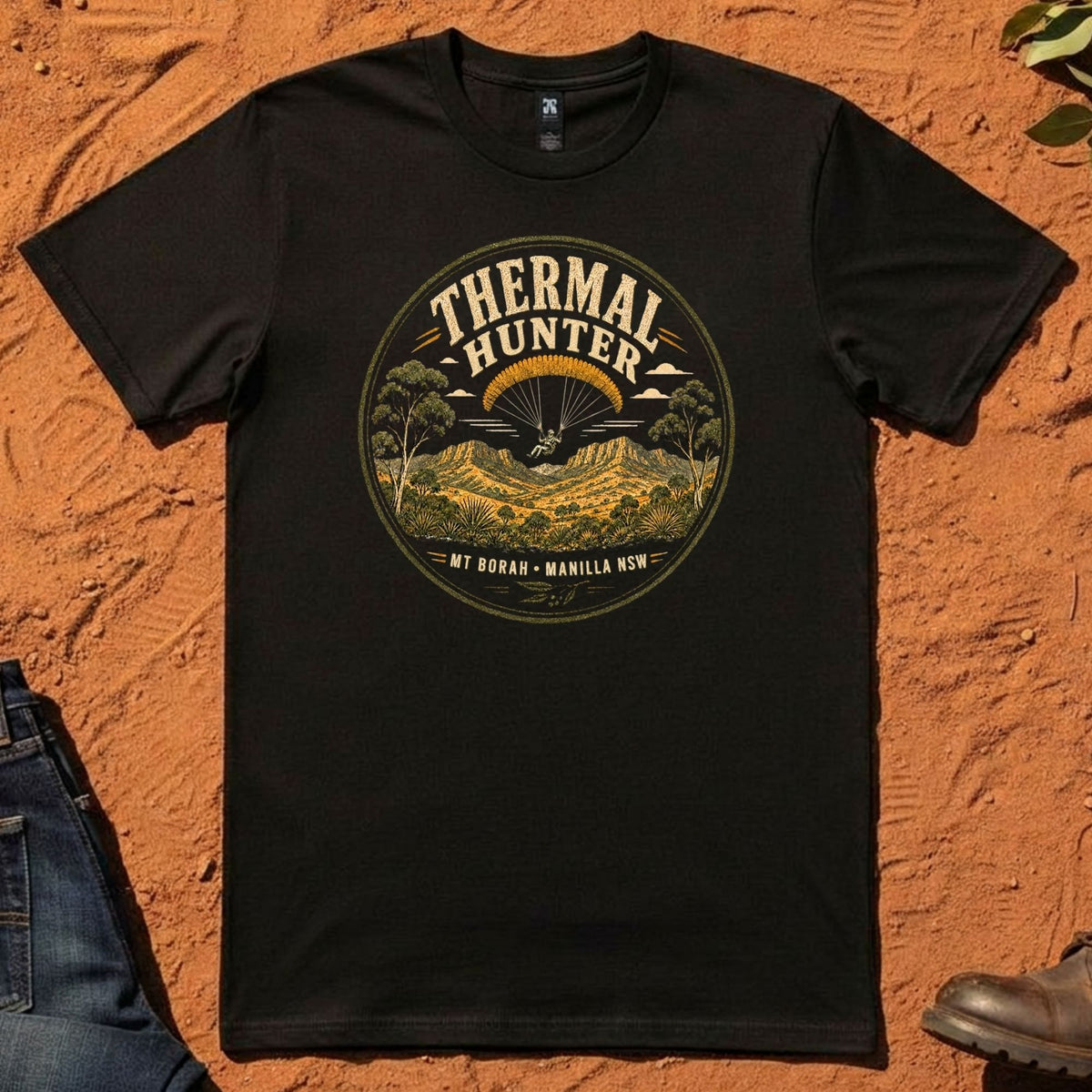 Thermal Hunter Tee in Black — Namoi Range