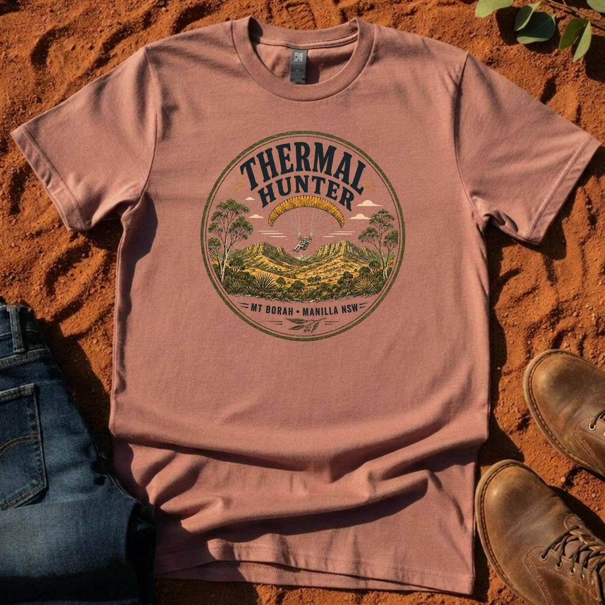 Thermal Hunter Tee in Hazy Pink — Namoi Range