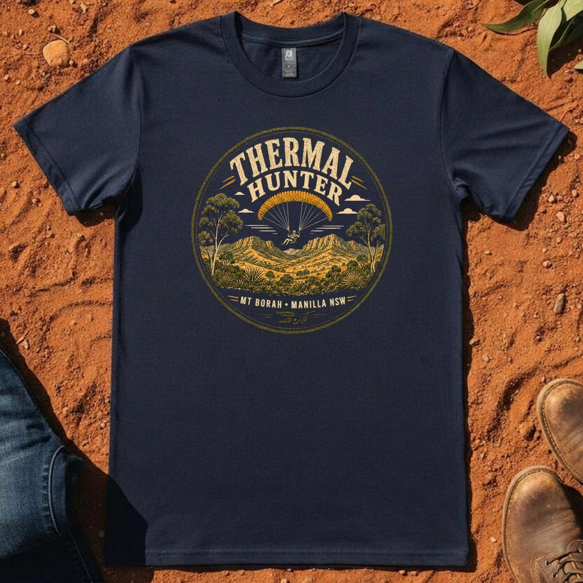 Thermal Hunter Tee in Midnight Blue — Namoi Range