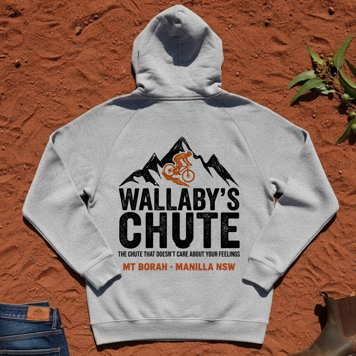 Wallaby's Chute Hoodie in Grey Marle — Namoi Range
