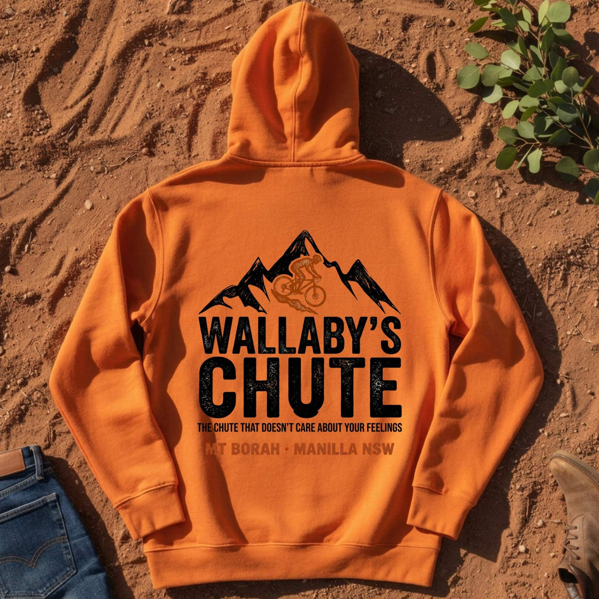 Wallaby's Chute Hoodie in Orange — Namoi Range