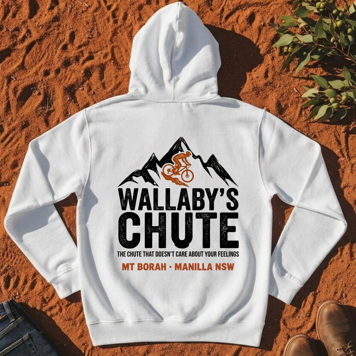 Wallaby's Chute Hoodie in White — Namoi Range